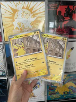Pokemon TCG Jumbo Card Pikachu At The Museum Promo New & Sealed ✅ X 2 - Image 1
