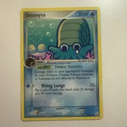 Omanyte 60/92 Legend Maker Regular Pokemon card - Image 1