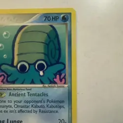 Omanyte 60/92 Legend Maker Regular Pokemon card - Image 3