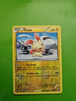 Pokemon TCG Plusle Dark Explorers 39/108 Reverse Holo Common MP - Image 1