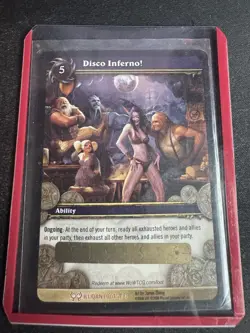 World of Warcraft TCG Disco Inferno! *Unscratched* LOOT CARD (NM/MT) - Image 1