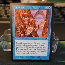 Wizards of the Coast Intuition Tempest 1997 Blue Rare Instant Regular English 70 - Image 1