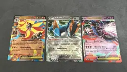 Pokemon TCG Mega Evolution Chaos Rising EX Card Lot (3) Near Mint - Image 1