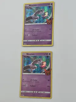 Mewtwo 056/172 Trick or Trade Booster Bundle Holo Lot (x2) Pokemon Singles - Image 2