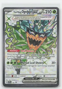 Pokemon Teal Mask Ogerpon ex - Holo - SV: Scarlet & Violet Promo Cards 166 - NM - Image 1