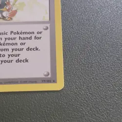 Pokemon TCG Pokemon Trader Base Set 77/102 Rare Regular Unlimited English 1999 - Image 3