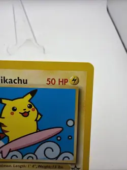Pokemon TCG Surfing Pikachu Black Star Promo Card 28 LP/NMT - Image 4