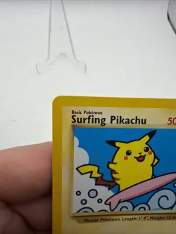 Pokemon TCG Surfing Pikachu Black Star Promo Card 28 LP/NMT - Image 5
