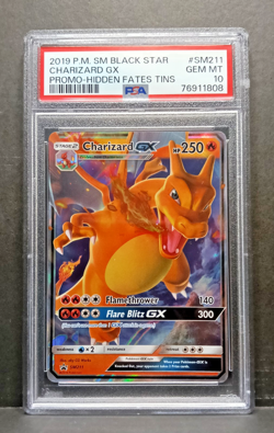Pokemon Charizard GX SM211 Hidden Fates Promo PSA 10 - Image 1