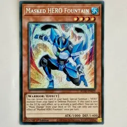 Yu-Gi-Oh! - Masked HERO Fountain - BLGG-EN029 - Secret Rare - 1st Edition - Image 2