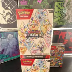 Pokemon TCG Scarlet & Violet—Prismatic Evolutions Booster Bundle 6 Packs English - Image 1