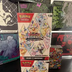 Pokemon TCG Scarlet & Violet—Prismatic Evolutions Booster Bundle 6 Packs English - Image 2