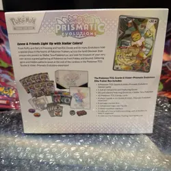 Pokemon TCG Scarlet & Violet Prismatic Evolutions ETB Eevee English Promo 1 Box - Image 2