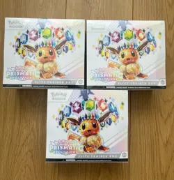 Pokemon Pokemon TCG Scarlet & Violet Prismatic Evolutions Elite Trainer Box x3 - Image 1