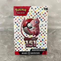 Pokemon TCG Scarlet & Violet 151 Booster Bundle Box 6 Packs M151 English 2023 - Image 1