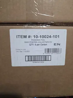 Pokemon TCG Prismatic Evolutions POSTER COLLECTION CASE Factory Sealed 6 box - Image 1