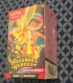 Pokemon TCG Mega Evolution Ascended Heroes Booster Bundle Box 6 Booster Packs - Image 1