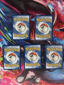 Pokemon TCG Prismatic Evolutions Full Art Trainer X5 Bundle Near Mint - Image 2