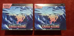 Pokemon TCG: Chaos Rising Elite Trainer Box/ETB X2 - New & Sealed - Image 1