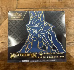 Pokemon TCG Mega Evolution Lucario Pokemon Centre Elite Trainer Box - Image 1