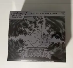 Pokemon TCG Elite Trainer Box Mega Evolution: Pitch Black English 40 Cards 2025 - Image 1