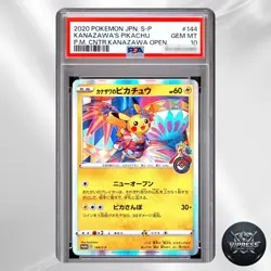 PSA 10 Surfing Pikachu V RR 021/028 2021 25th Anniversary Colle Pokemon Japanese - Image 1