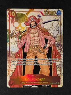 One Piece Gol D. Roger Alt Art OP09-118 Emperors in the New World English - Image 2