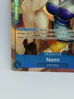 Nami One Piece TCG Emperors in the New World OP09-050 Alt Art Super Rare - PWE - Image 5