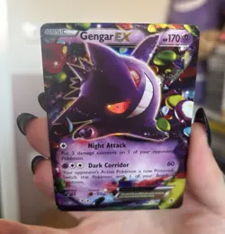 Pokemon TCG Gengar EX 34/119 XY Phantom Forces Full Art Holo UR EN 170HP - Image 1