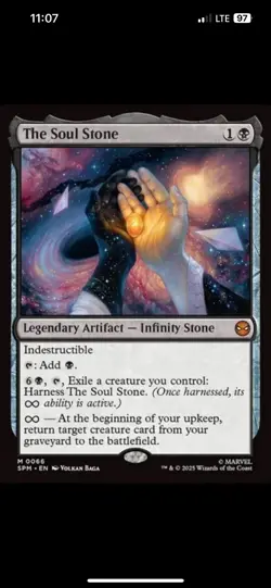 1x The Soul Stone NM Eng MTG - Marvel's Spider-Man - Image 1