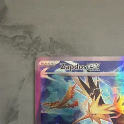 Pokemon TCG Zapdos ex SV: Scarlet & Violet 151 202/165 Full Art Holo EN - Image 2