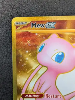 Pokemon Mew ex Sv: Scarlet & Violet 151 Hyper Rare Full Art 205/165 NM - Image 3