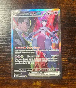 Pokemon TCG Team Rocket’s Mewtwo ex 231/182 Destined Rivals Full Art Holo - Image 1