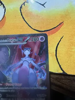 Pokemon TCG Team Rocket’s Mewtwo ex 231/182 Destined Rivals Full Art Holo - Image 3