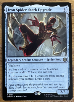 MTG Marvel Spider-Man, Iron Spider, Stark Upgrade - Image 1