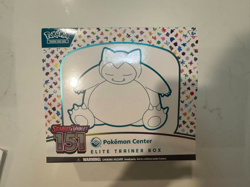 2023 Pokemon Scarlet & Violet 151 ETB Elite Trainer Box Pokemon Center Sealed - Image 1