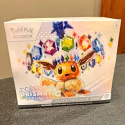 Pokemon TCG Scarlet & Violet Prismatic Evolutions Elite Trainer Box Sealed - Image 1