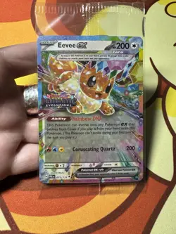 Pokemon TCG Prismatic Evolutions - Eevee Ex 075/131 - Surprise Box Stamped Promo - Image 1