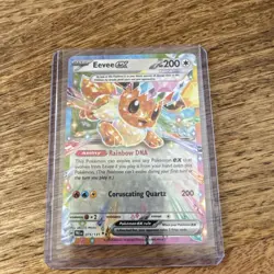 Pokemon TCG Pokemon Eevee Ex 075/131 Prismatic Evolutions Double Rare Holo - Image 1