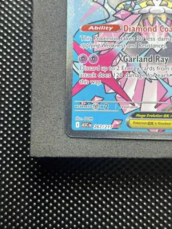 Pokemon TCG Mega Diancie EX 267/217 Secret Rare Holo Full Art 270 HP - Image 3