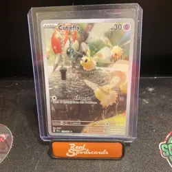 Pokemon Cutiefly SV05 Temporal Forces Illustration Rare Full Art Holo 172/162 - Image 1