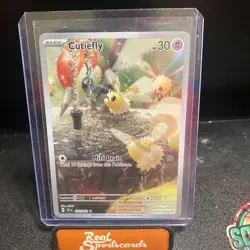 Pokemon Cutiefly SV05 Temporal Forces Illustration Rare Full Art Holo 172/162 - Image 4