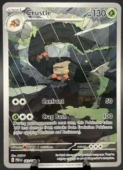 Crustle 183/182 Paradox Rift Illustration Rare Full Art Holo Pokemon TCG NM at - Image 1