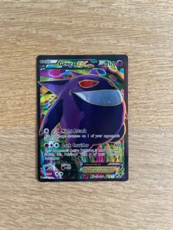 Gengar EX 114/119 Full Art Phantom Forces Pokemon Card XY Ultra Rare Holo - Image 1