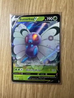 Pokemon TCG Card Butterfree v Darkness Ablaze Holo Rare 001/189 - Image 1
