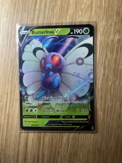 Pokemon TCG Card Butterfree v Darkness Ablaze Holo Rare 001/189 - Image 3