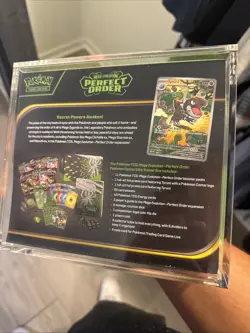 Perfect Order Pokemon Center Exclusive Elite Trainer Box ETB TCG w/ Case - Image 3