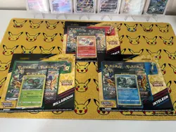 Pokemon TCG Crown Zenith 3x 3 Pack Blister Cinderace Rillaboom Inteleon - Sealed - Image 1