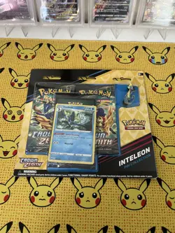 Pokemon TCG Crown Zenith 3x 3 Pack Blister Cinderace Rillaboom Inteleon - Sealed - Image 3