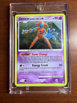 Pokemon TCG SWIRL💫 Deoxys Holo Rare Card 1/146 Legends Awakened LP - Image 1
